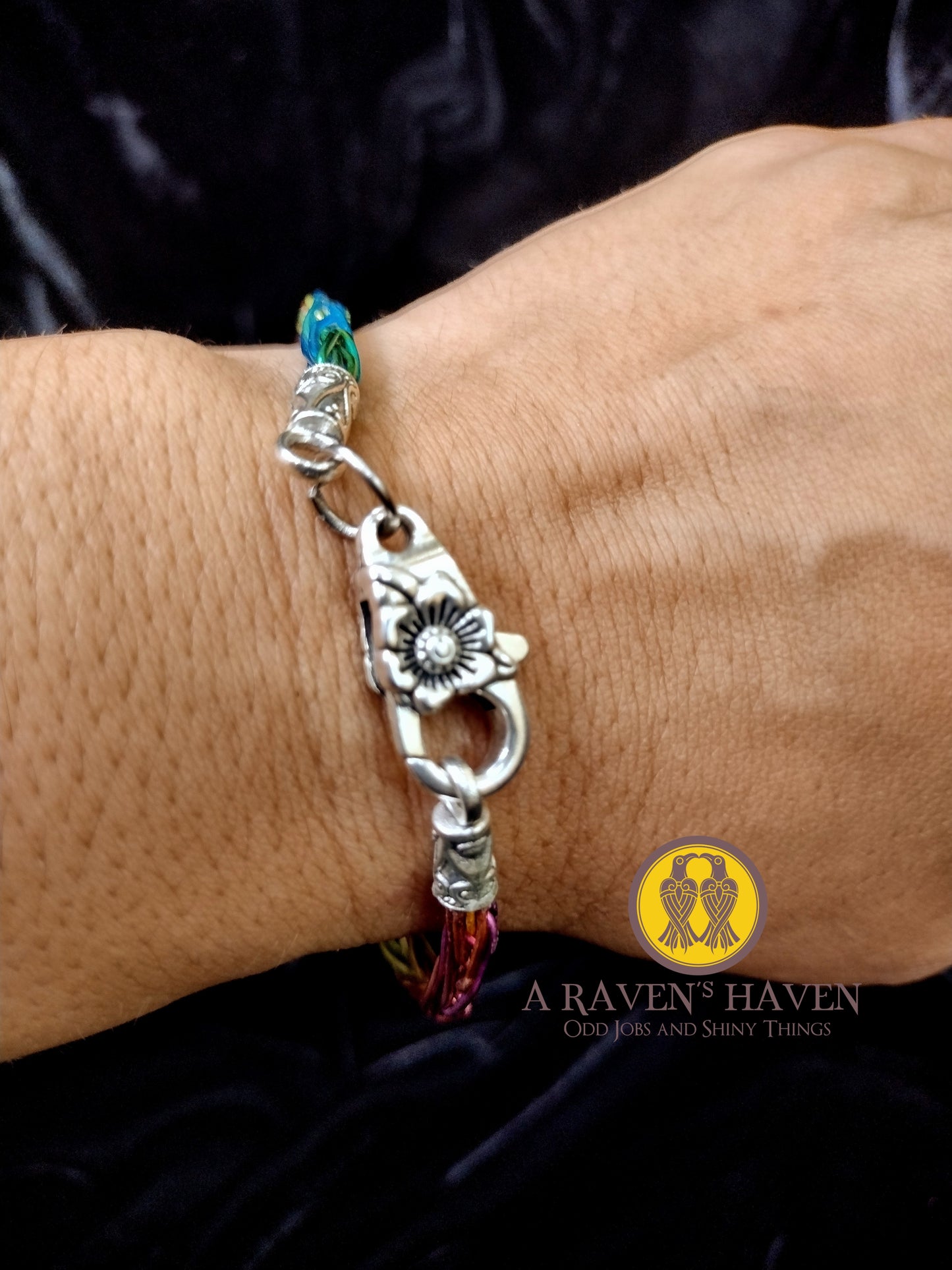 The Protect the Pride Series - Handwoven Rainbow Weave Rope Bracelet
