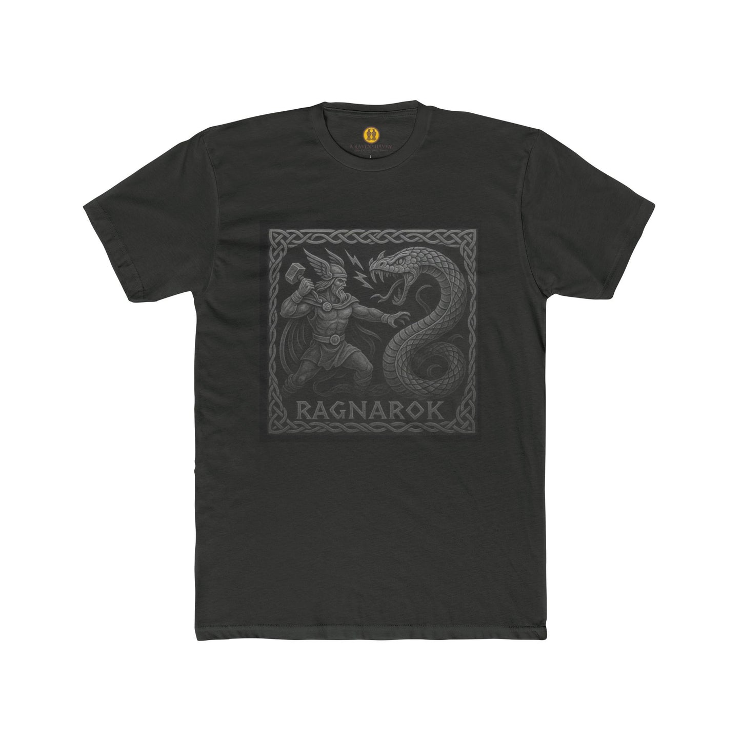 Ragnarok Graphic Unisex Cotton Crew Tee, Norse Mythology Shirt, Viking Gift, Casual Wear, Unisex T-Shirt, Adventure Apparel