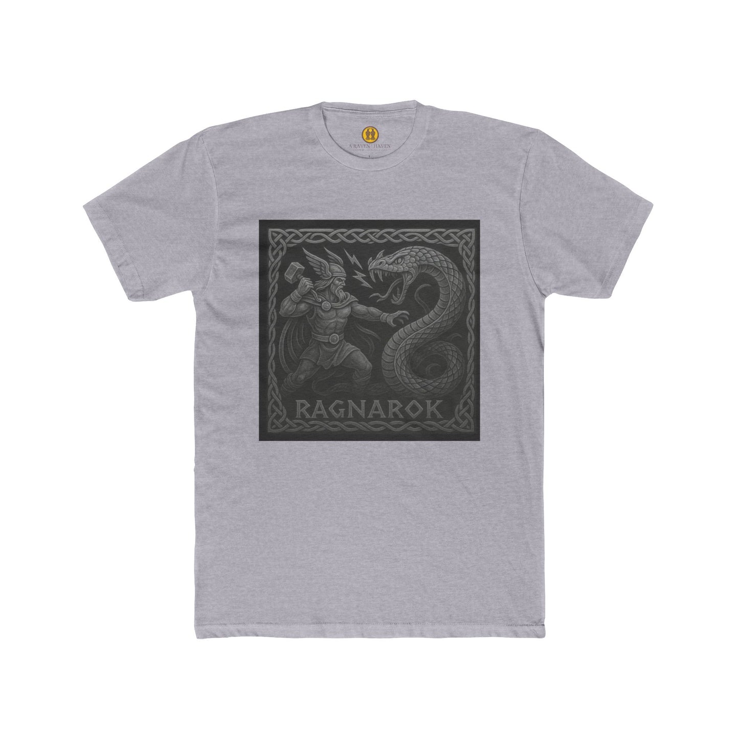 Ragnarok Graphic Unisex Cotton Crew Tee, Norse Mythology Shirt, Viking Gift, Casual Wear, Unisex T-Shirt, Adventure Apparel
