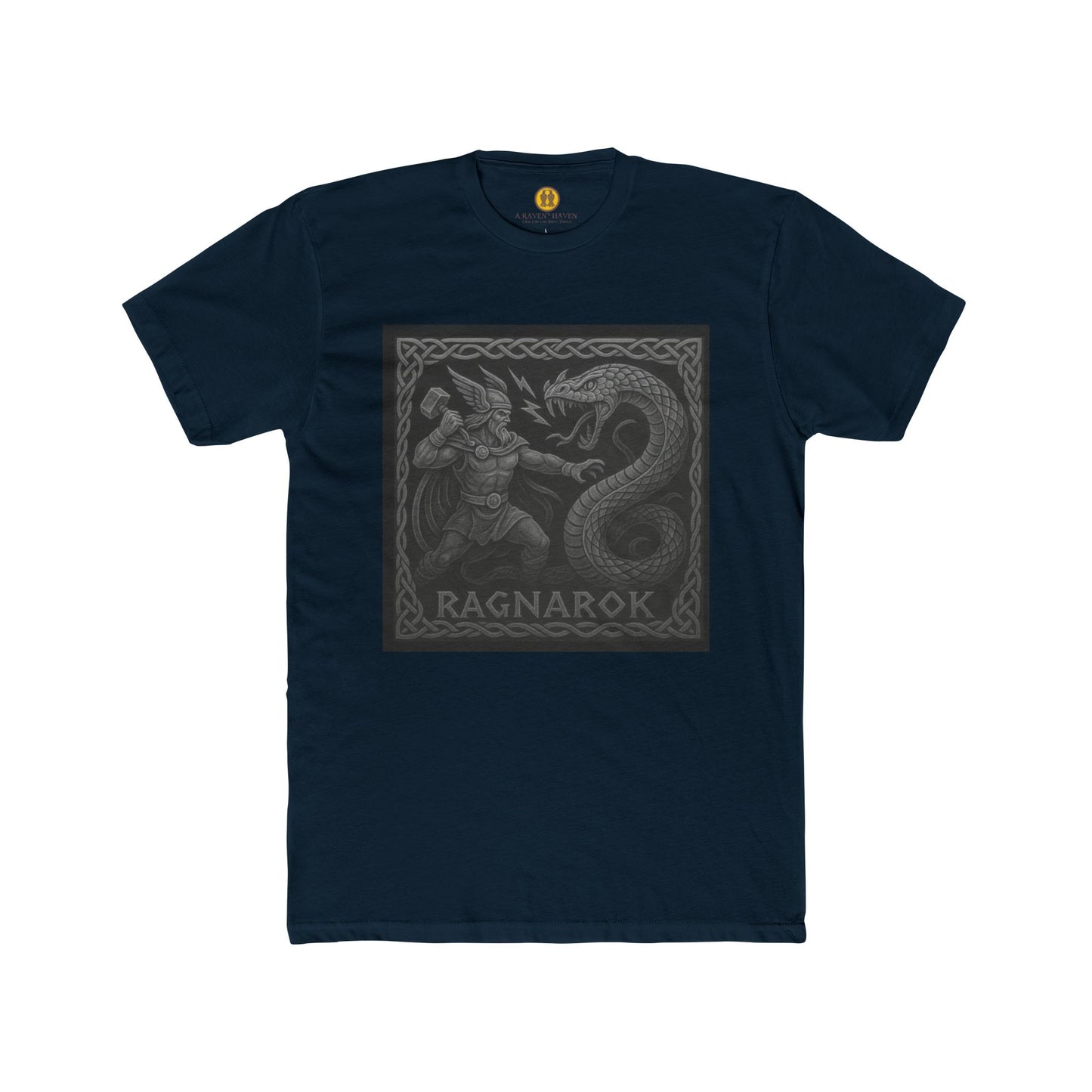 Ragnarok Graphic Unisex Cotton Crew Tee, Norse Mythology Shirt, Viking Gift, Casual Wear, Unisex T-Shirt, Adventure Apparel