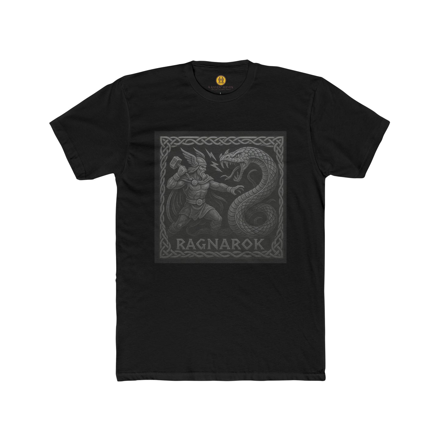 Ragnarok Graphic Unisex Cotton Crew Tee, Norse Mythology Shirt, Viking Gift, Casual Wear, Unisex T-Shirt, Adventure Apparel