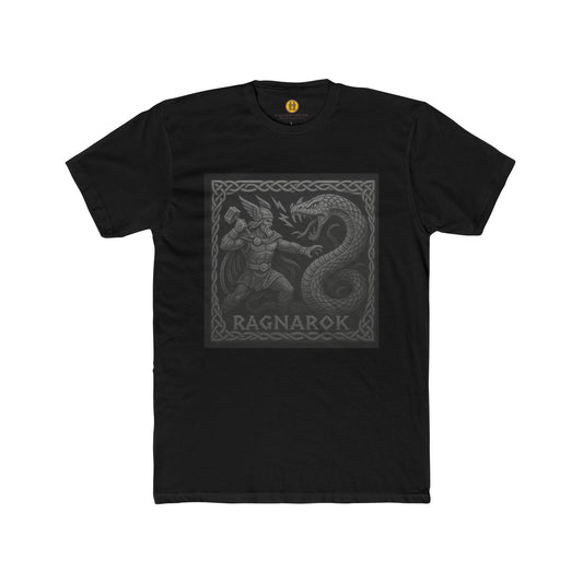 Ragnarok Graphic Unisex Cotton Crew Tee, Norse Mythology Shirt, Viking Gift, Casual Wear, Unisex T-Shirt, Adventure Apparel