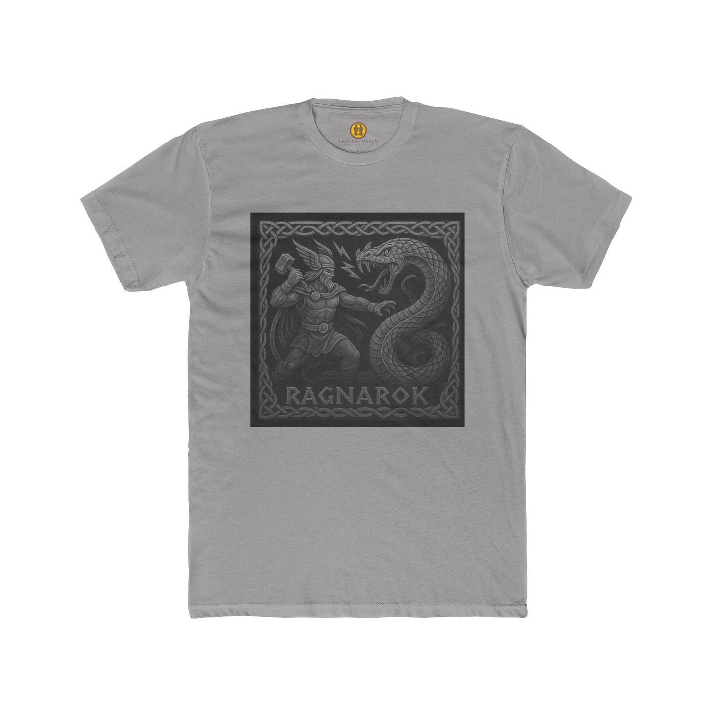 Ragnarok Graphic Unisex Cotton Crew Tee, Norse Mythology Shirt, Viking Gift, Casual Wear, Unisex T-Shirt, Adventure Apparel