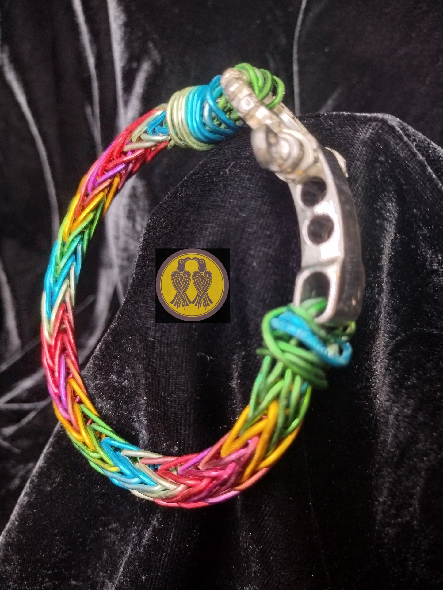 The Protect the Pride Series - 15mm Round Viking Rope Weave Bracelet with Stainless Steel Adjustable Clasp