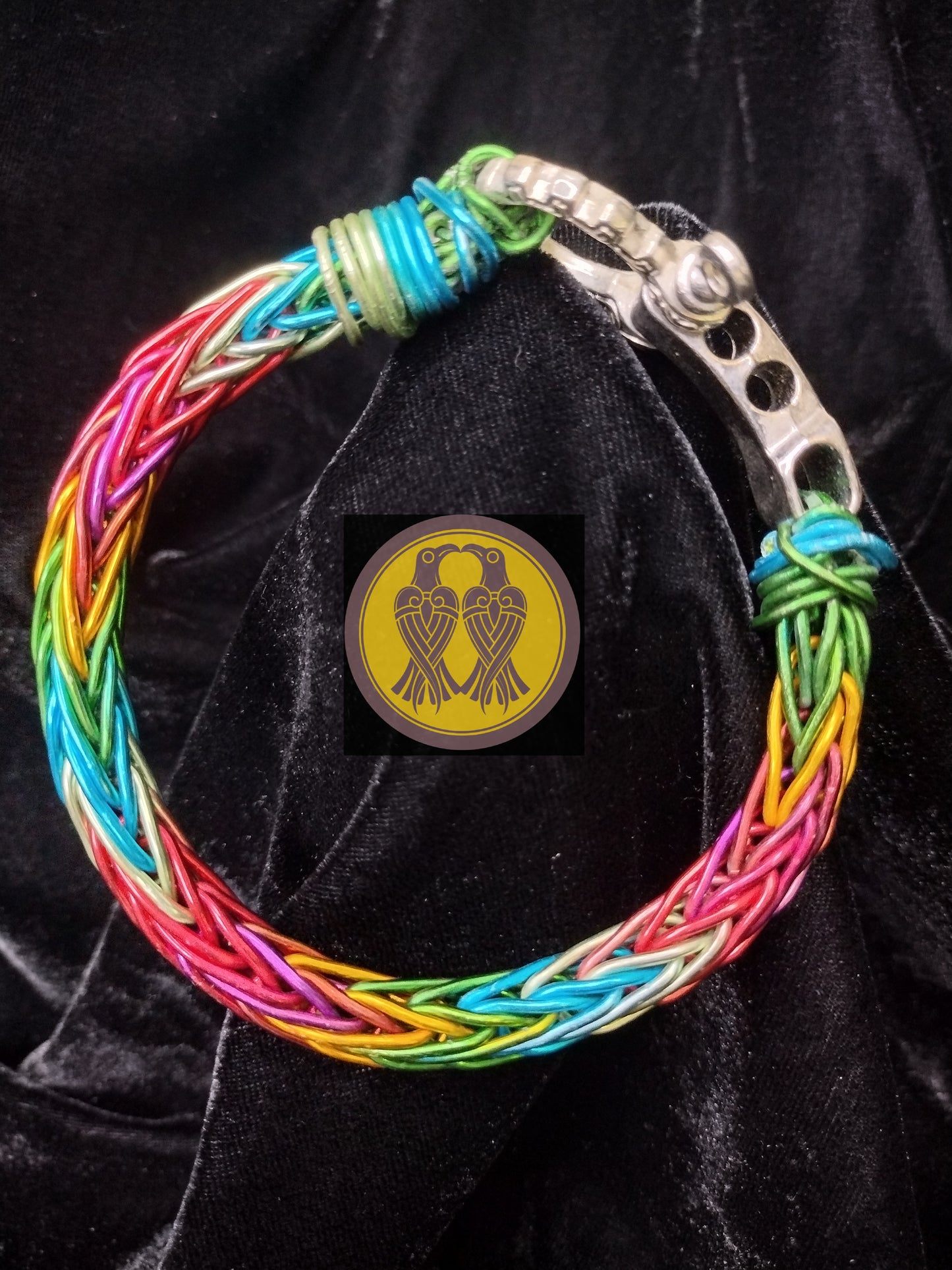 The Protect the Pride Series - 15mm Round Viking Rope Weave Bracelet with Stainless Steel Adjustable Clasp