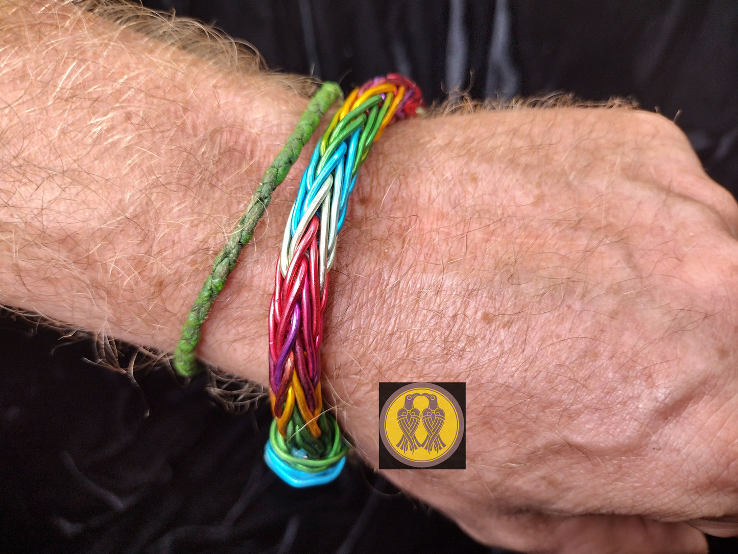 The Protect the Pride Series - 15mm Round Viking Rope Weave Bracelet with Stainless Steel Adjustable Clasp